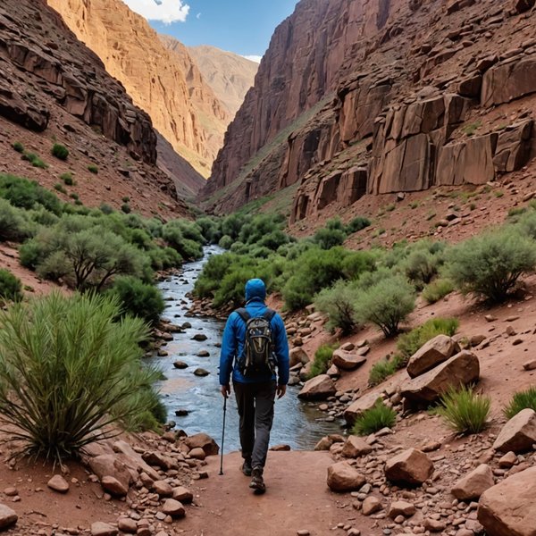 Quelle croisière offre des randonnées pour explorer les montagnes de l'Atlas au Maroc?