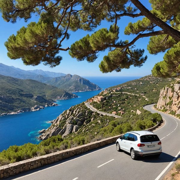 Où trouver les meilleures routes pour un road trip en Corse, France?