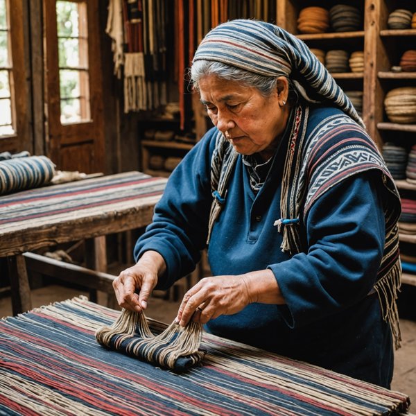 Où découvrir les traditions du tissage en laine des Mapuches au Chili : ateliers et marchés ?